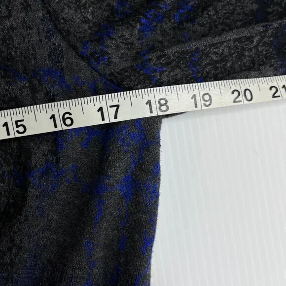 Betsey Johnson‎ Dress Asymmetrical Plaid Knit Career Formal Sheath Sz 12 - Picture 5 of 8